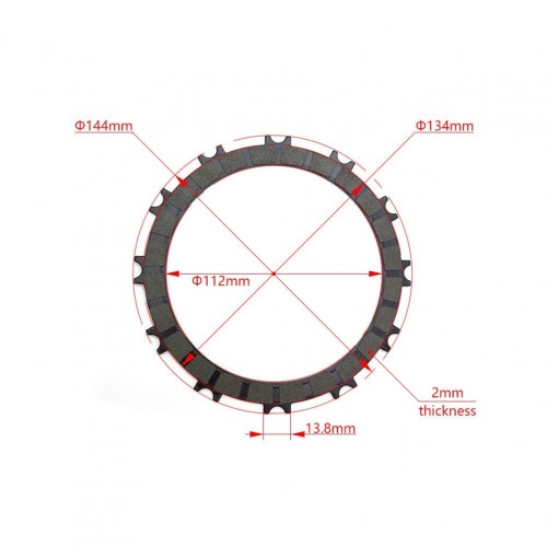 Motorcycle Dirt Bike Lining Disc Clutch Friction Plates SX XC XCW EXC 250 300 for KTM HUSQVARNA GASGAS 54832011100picture6
