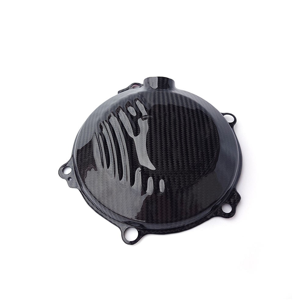 Off-road Motorcycle Engine Carbon Fiber Clutch Cover Guard for HUSQVARNA For HUSQVARNA FC 450 2019-2022 FE 450/501 2019-2023 FE 501S 2020-2023 FS FX 450 2019-2022