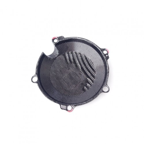 Off-road Motorcycle Engine Carbon Fiber Clutch Cover Guard for HUSQVARNA For HUSQVARNA FC 450 2019-2022 FE 450/501 2019-2023 FE 501S 2020-2023 FS FX 450 2019-2022picture3