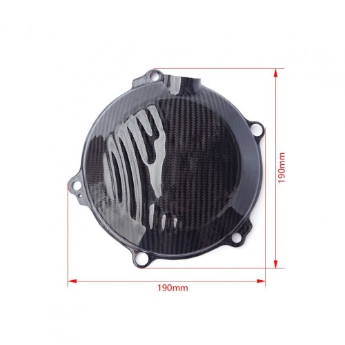 Off-road Motorcycle Engine Carbon Fiber Clutch Cover Guard for HUSQVARNA For HUSQVARNA FC 450 2019-2022 FE 450/501 2019-2023 FE 501S 2020-2023 FS FX 450 2019-2022picture2