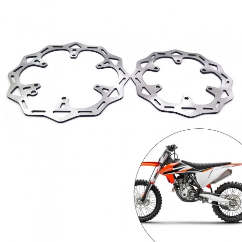 Dirt Bike Steel 260mm 220mm Front Rear Brake Disc XC XCF XCW SX SXF EXC EXCF for KTM HUS QVARNA GASGASpicture6
