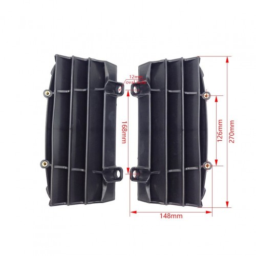 Water Tank Grille Radiator Protector Louvers Guard for KTM SX SXF XC XCW EXC EXCF HUSQVARNA GASGAS 16-22 7903503400030, 7903513400030, 7913503400030picture3