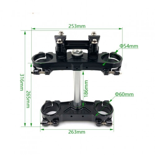 Motorcycle Dirt Bike CNC Triple Tree Clamp Steering Stem and Handlebar Riser Mount Clamp for KTM HUSQVARNApicture4