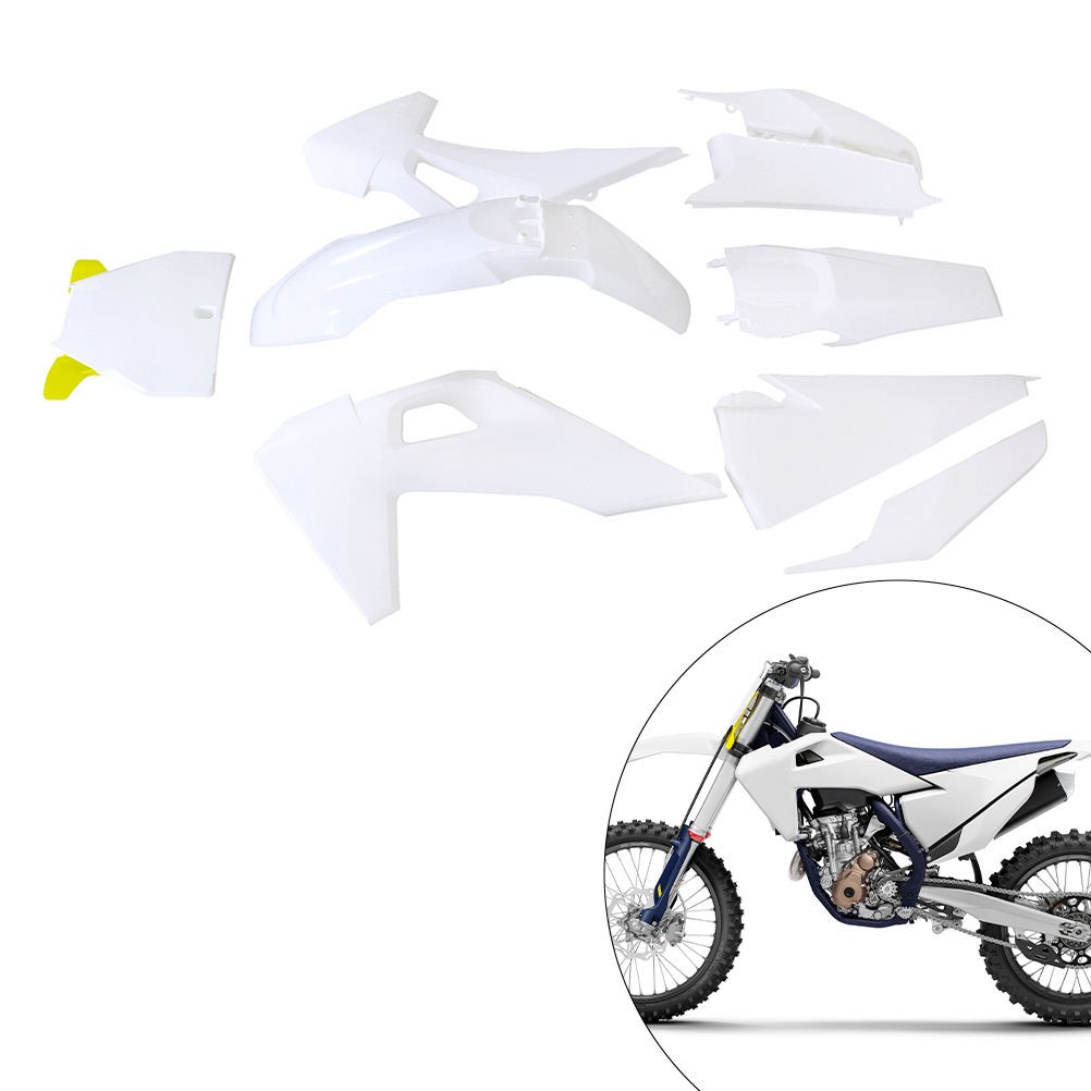 Dirt Bike Full Body Fairing Cover Set Plastics Parts Kit for HUS QVARNA FC FE FX TC TE TX 125 250 350 450 19-22