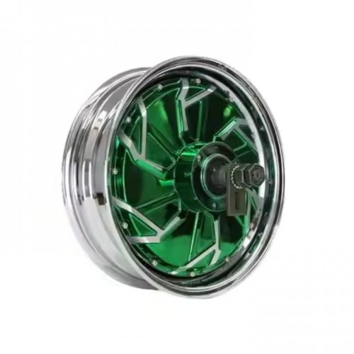 QS Motor 12x3.5 inch 6000W260 50H V4 Electric Motorcycle High Efficiency Hub Motorpicture3