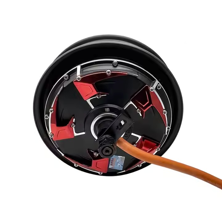 QSMOTOR 10 inch 1500W 205 V1 48V - 96V BLDC Hub Motor Electric Scooter Motorpicture1