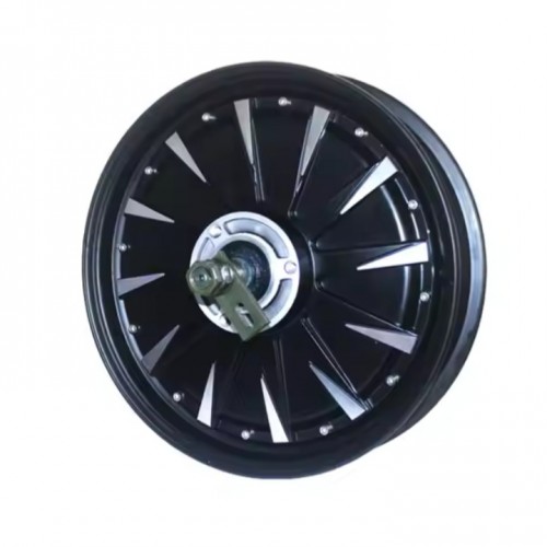 QSMotor 12X2.5 inch 1500W 260 V1 Electric Motorcycle Moped Hub Motor Brushlesspicture2