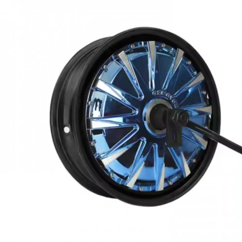 QSMotor 12X2.5 inch 1500W 260 V1 Electric Motorcycle Moped Hub Motor Brushlesspicture4