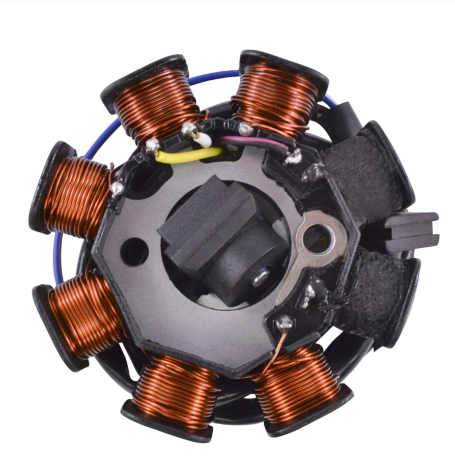 Generator Stator with  Aprilia Scooter Mojito 50 Custom Sport City 50 SR 50 R Ditech 2004-2012 | Vespa LX50 2T 2009-2012，RMS010-102442picture1