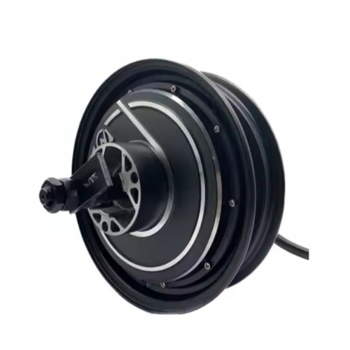QS motor 10*2.15 inch 7000W 212 V4 72V for EV BLDC brushless hub motorpicture2