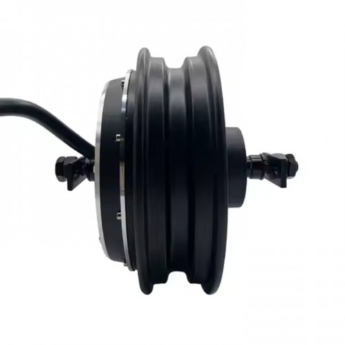 QS motor 10*2.15 inch 7000W 212 V4 72V for EV BLDC brushless hub motorpicture6