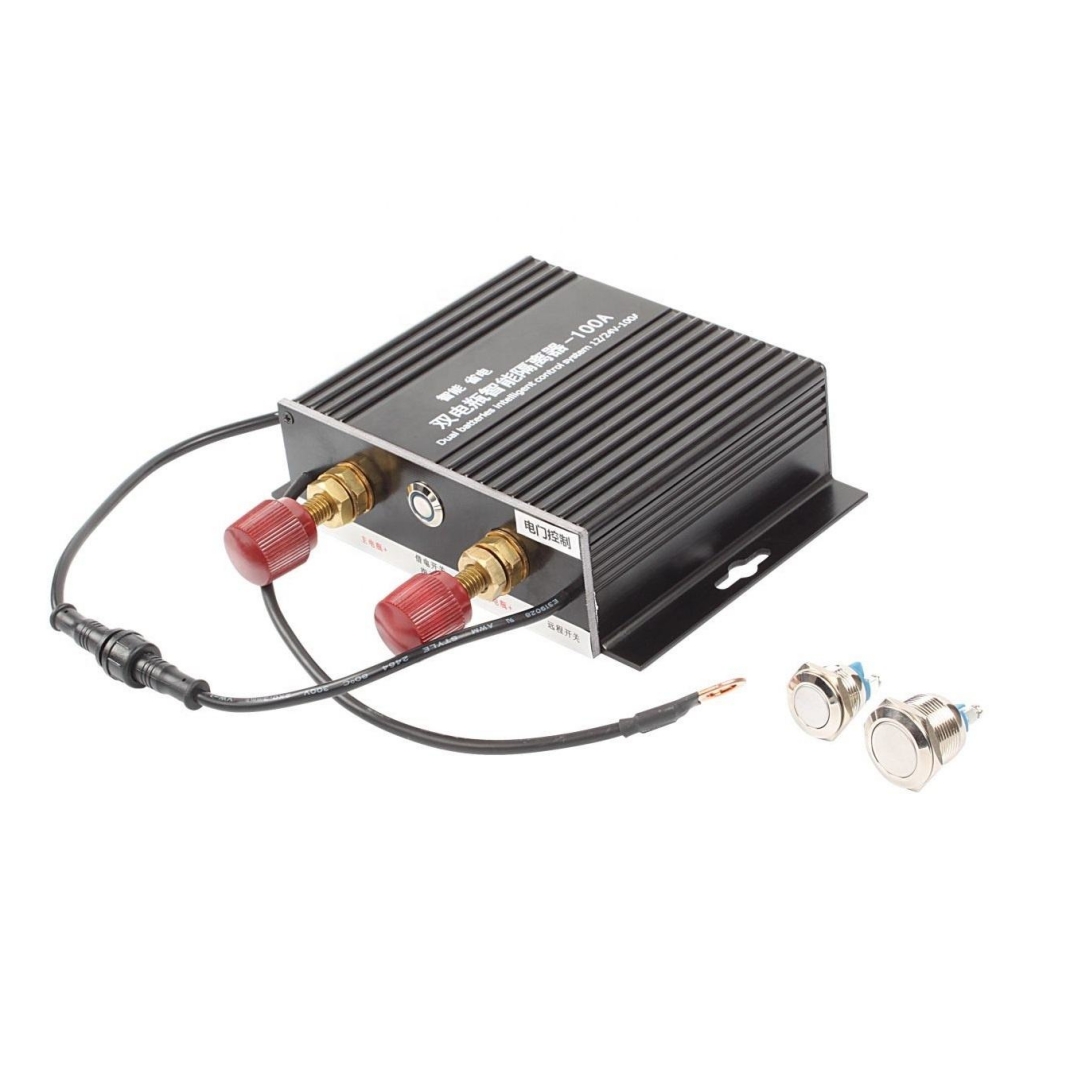 VSR Voltage Sensitive Relay Intelligent Dual Battery Isolator Kit for Car, Truck, RV 250 AMP Battery Isolator Universal 12V-24V