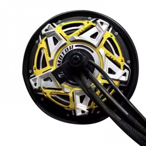 QS Motor 10*2.15 inch 6000W 212 V7 72V 100kph Electric Bicycle High Efficiency Hub Motorpicture3