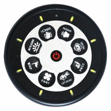 RGB LED Lights Toggle Momentary Pulsed Wireless Control Relay System 8 Gang Switch Panel for Truck SUV UTV ATV Marine RV Ca