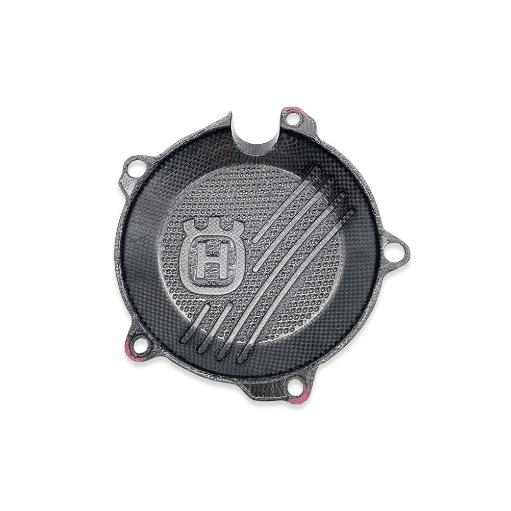 23-25 FC TC 24-25 FE TE 250 300 350 450 501 Motorcycle Engine Carbon Fiber Clutch Cover Guard for HUSQVARNA