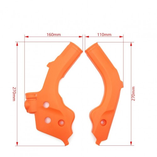 Motorcycle Frame Guard Protection Cover Frame Protector for HUSQVARNA FC FE FX TC TE TX GASGAS MC EC EXpicture5