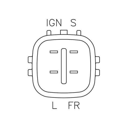 Voltage Regulator Compatible With Toyota RAV4 V6 3.5L 10-10 126600-3000picture2